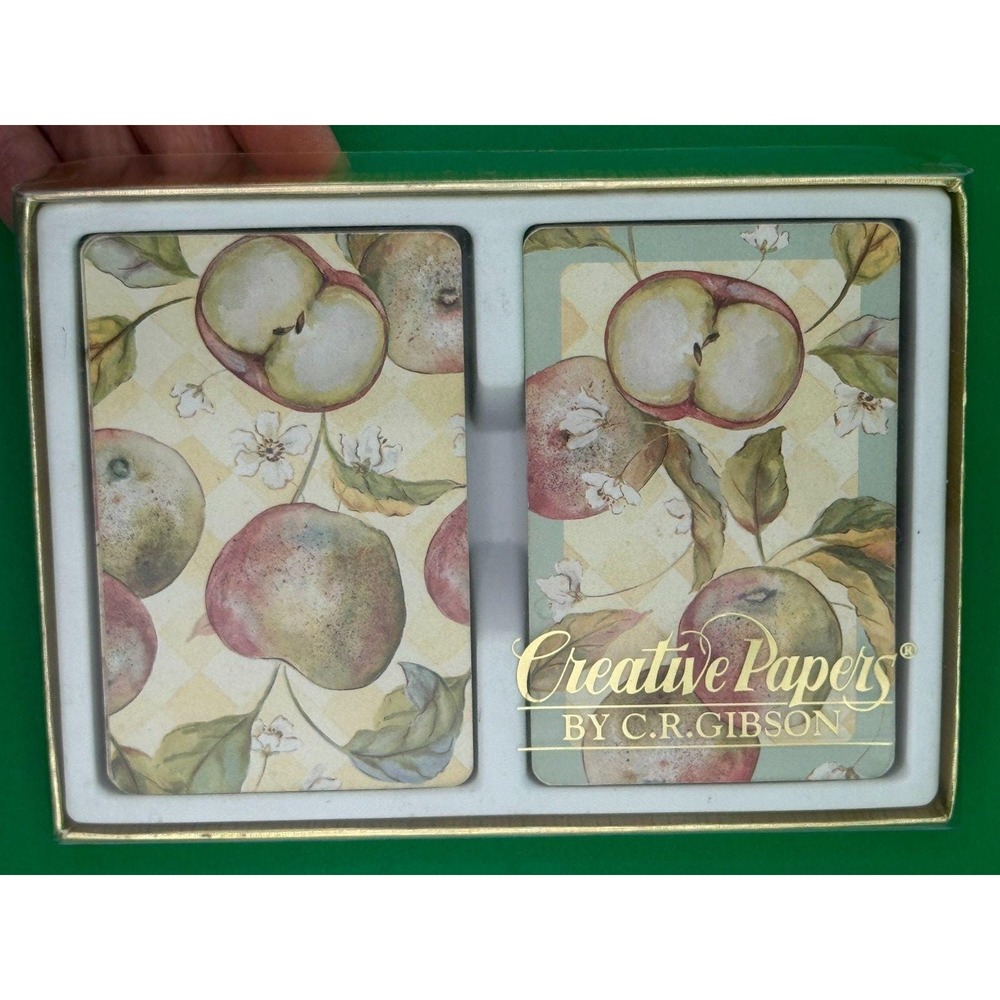 C.R. Gibson Creative Papers Apple Orchard Double Deck Playing Cards